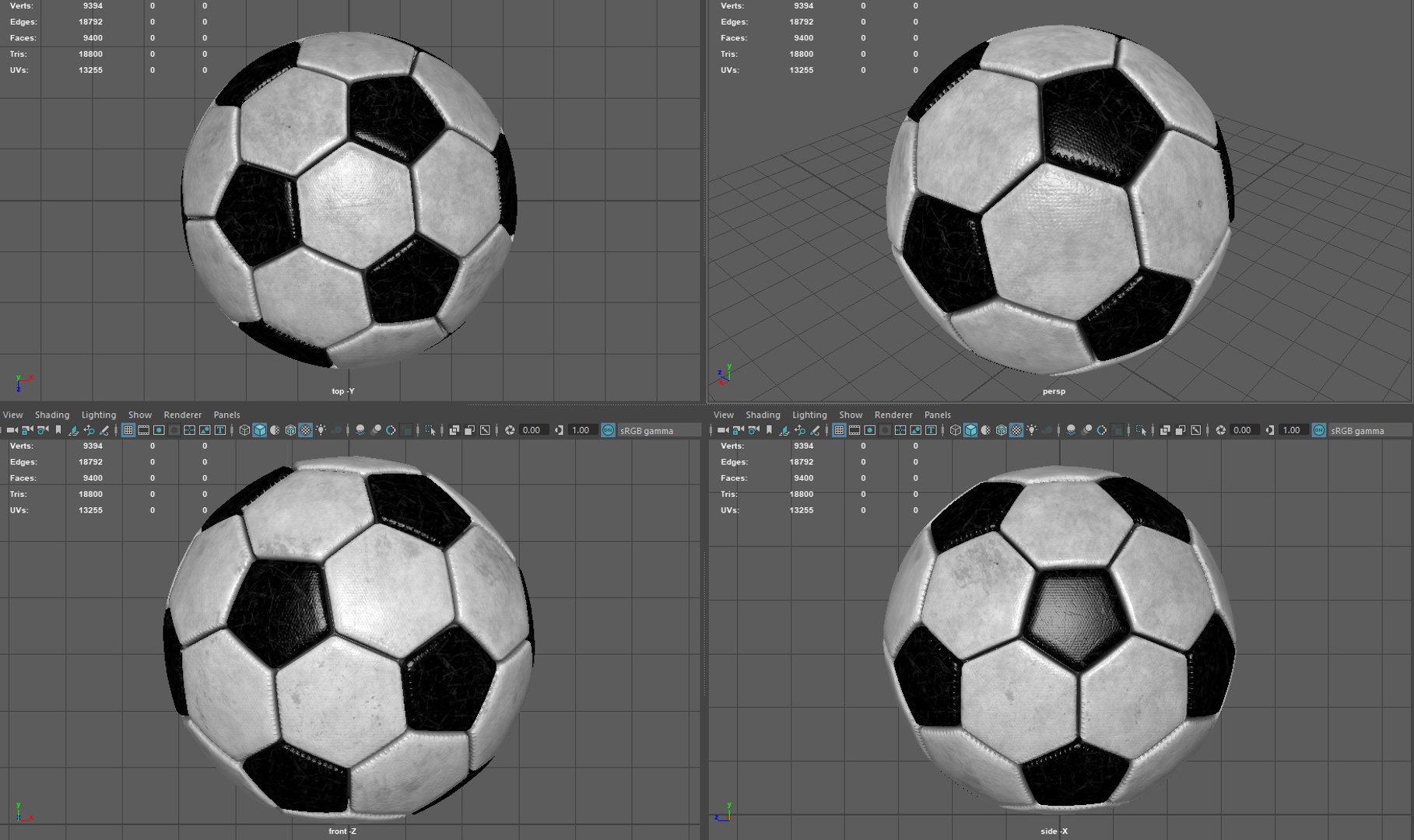 Soccer ball 3D model - TurboSquid 1626251