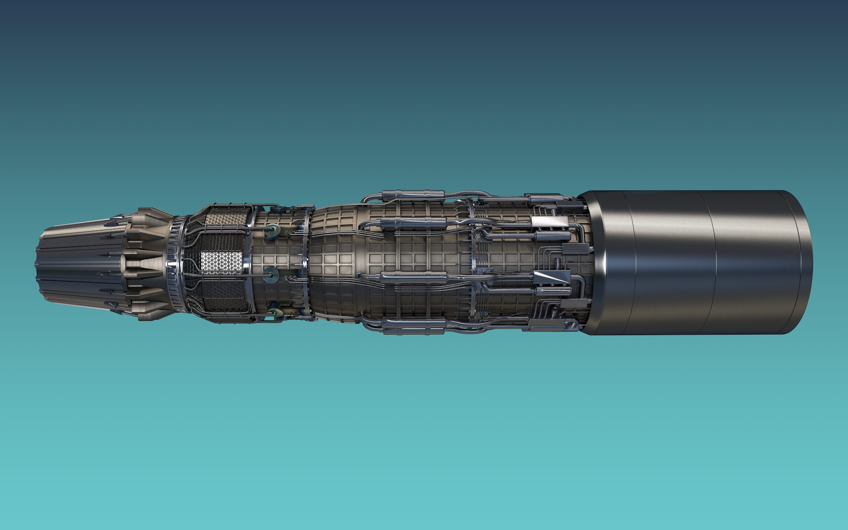 Jet Engine 3D - TurboSquid 1519590