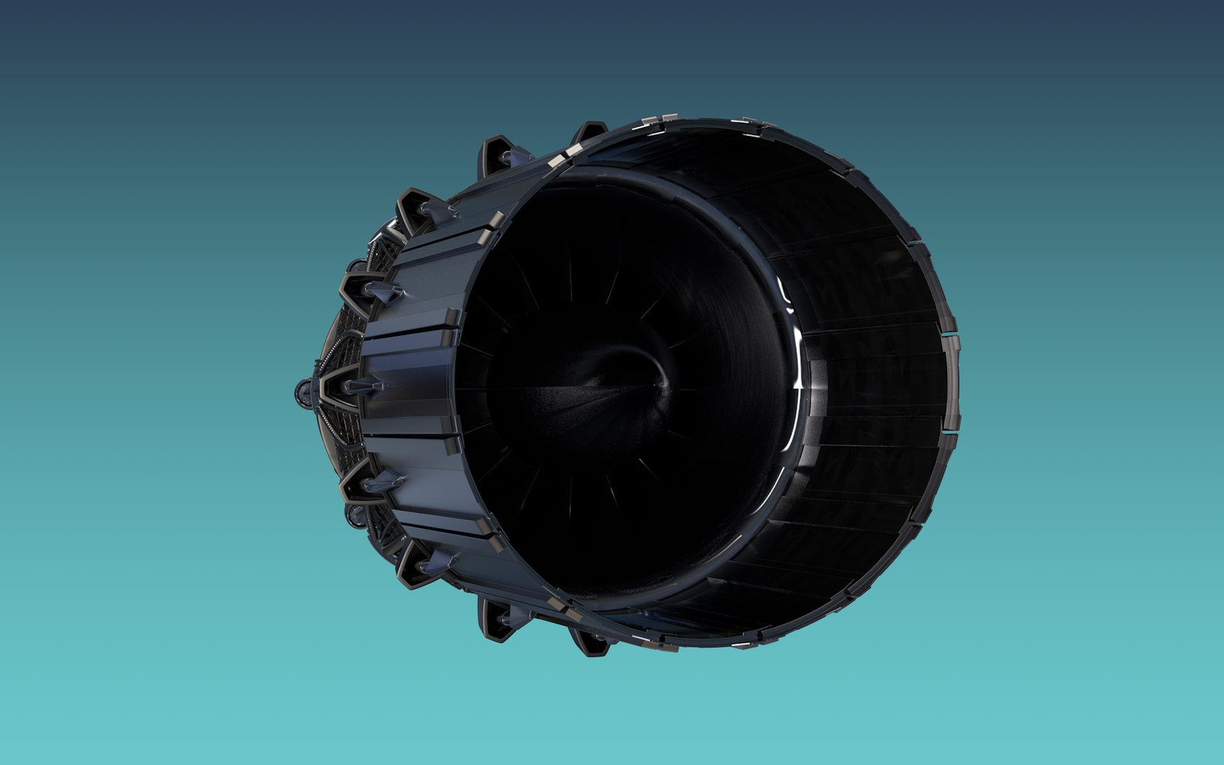 Jet Engine 3D - TurboSquid 1519590