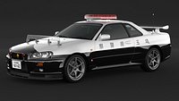 Nissan Skyline GT-R R34 Police Car