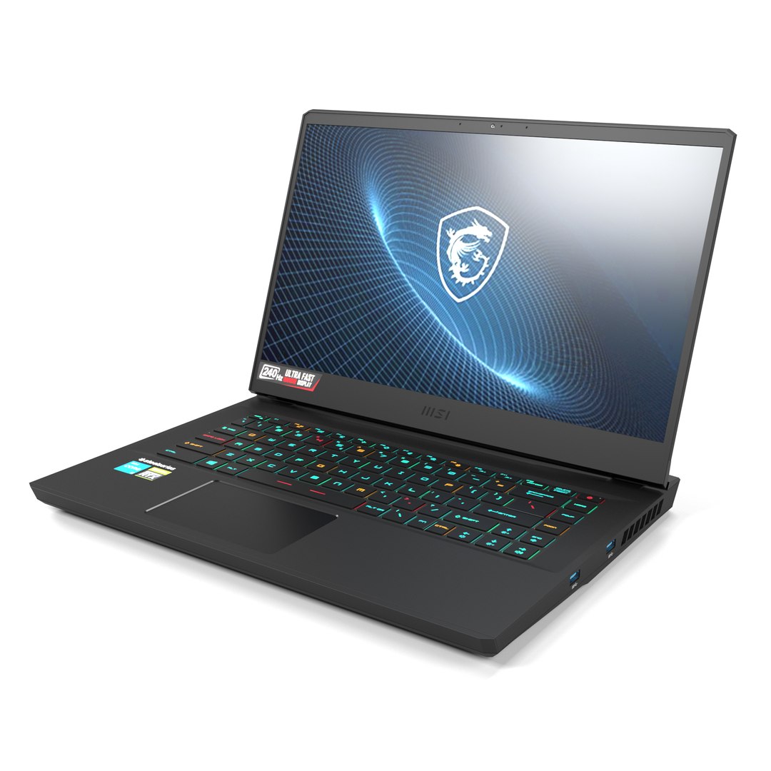 3D MSI Vector GP66 - TurboSquid 1895101