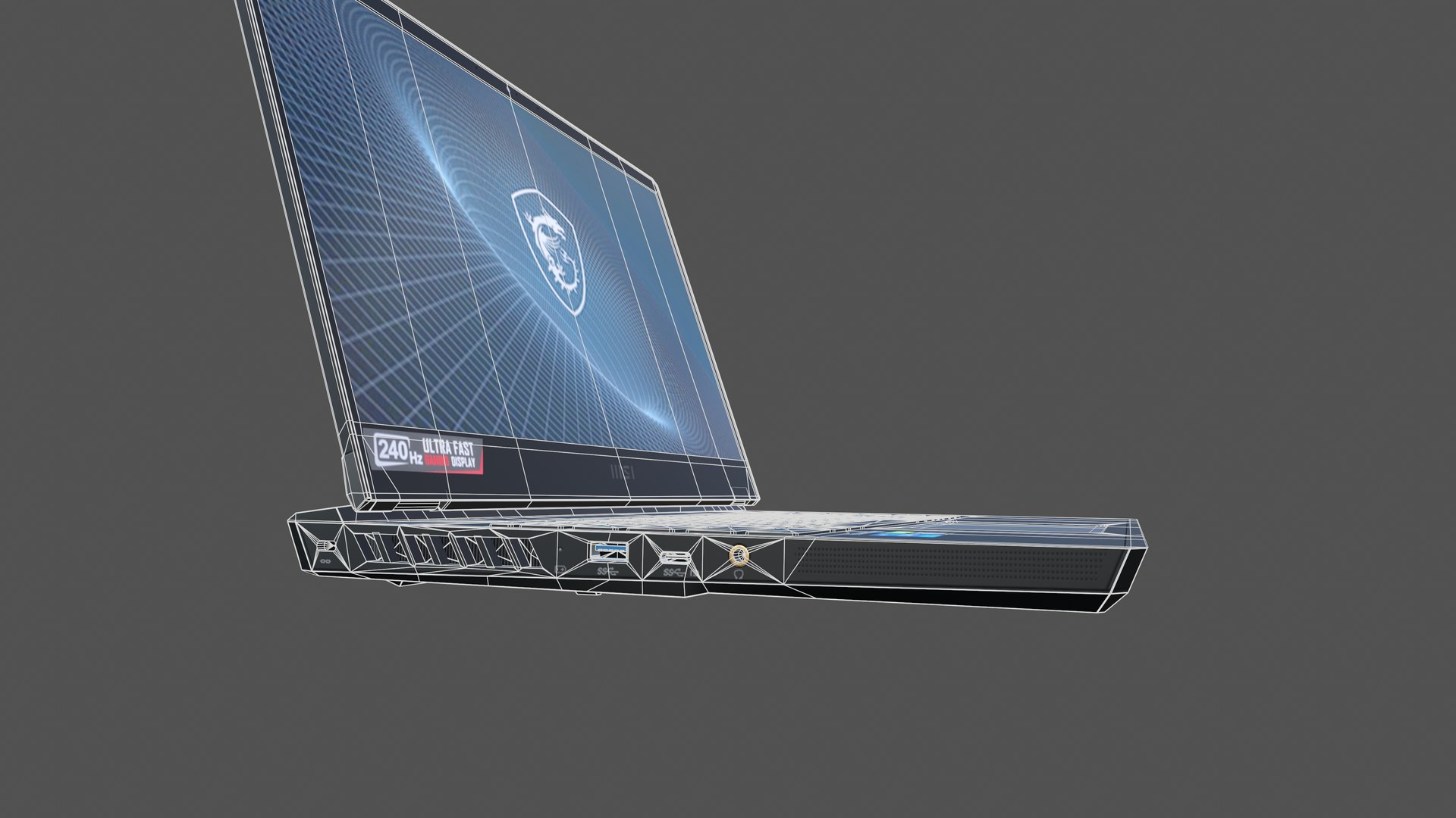3D MSI Vector GP66 - TurboSquid 1895101