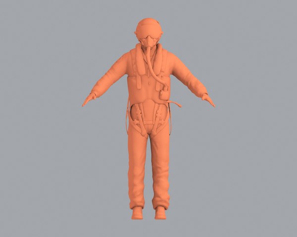 modelo 3d Fighter Pilot - TurboSquid 2078202