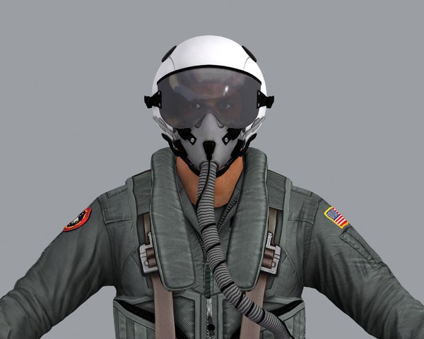 3D модель Fighter Pilot - TurboSquid 2078202