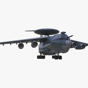 Beriev A 100 Rigged for Maya 3D model