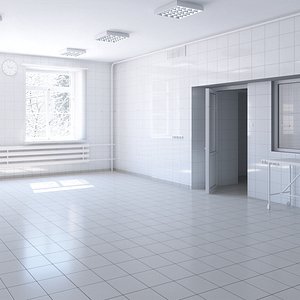 3D Base Medical or Laboratory Interior 7 model
