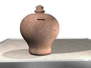 Terracotta (clay) money box