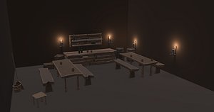 3D Cavalier Wooden Pack model