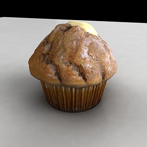 muffin bite 3d model