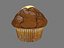 Muffin mit abnehmbarem Biss