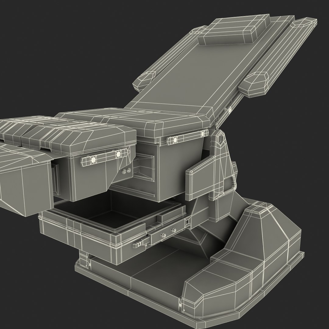 3d obj multi functional gynecologic operating table