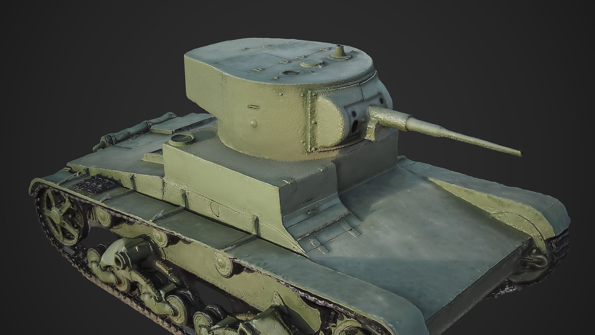 3D T-26 mod 1933  Raw 3D Scan https://p.turbosquid.com/ts-thumb/FV/AnoNqP/YC/screenshot0042/png/1629119583/1920x1080/fit_q87/ca98fe7b18a7dc800760bd64ee237bcf51587731/screenshot0042.jpg