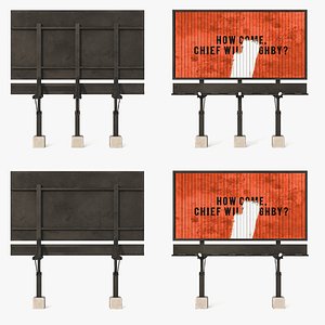 3D model billboard pack