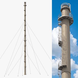 Guyed Flare Stack Tower