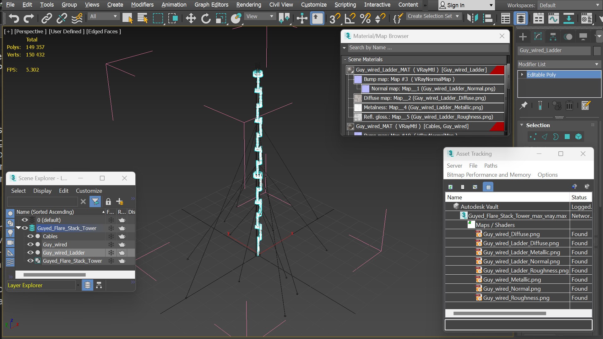 3D Guyed Flare Stack Tower model https://p.turbosquid.com/ts-thumb/FV/GgRZ27/iY/guyed_flare_stack_tower_014/jpg/1780373506/1920x1080/fit_q87/8a86f264f092896361eb20a6556495e7f62025c6/guyed_flare_stack_tower_014.jpg
