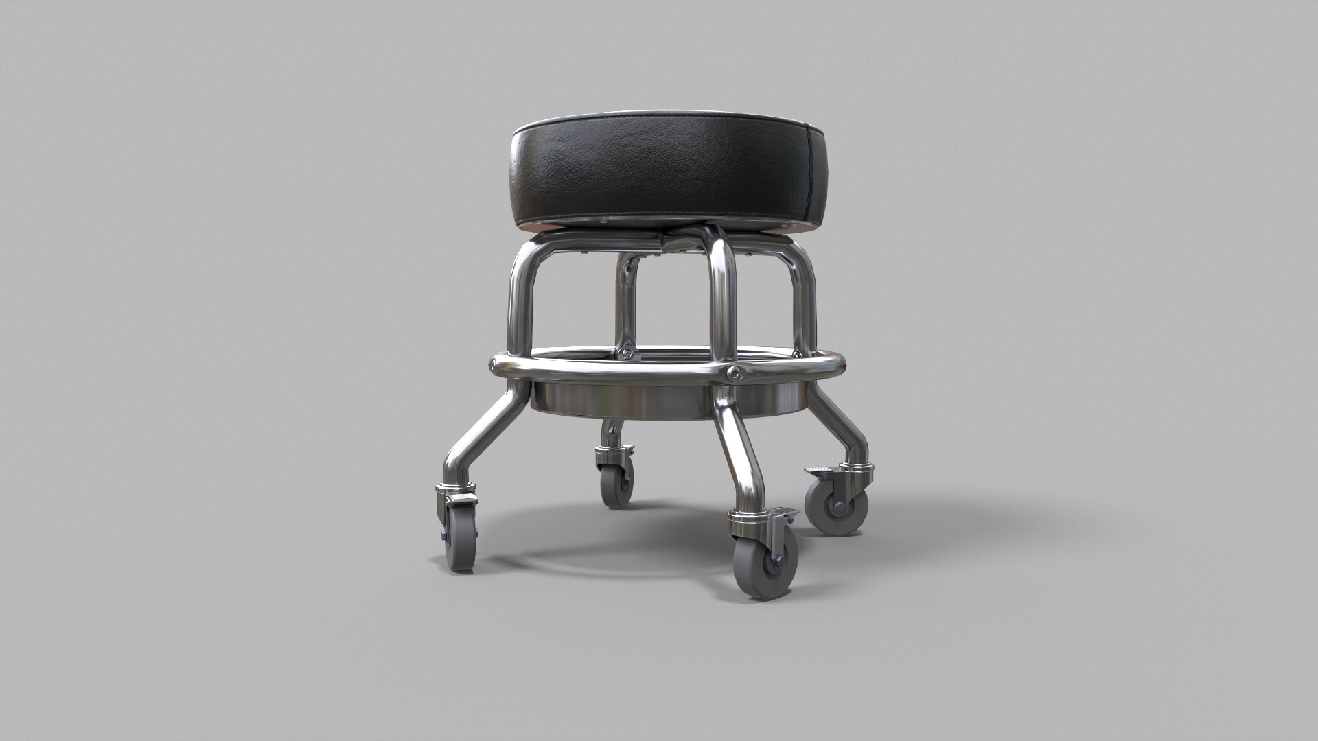 3D Model 1 Mechanic Stool - TurboSquid 2039297