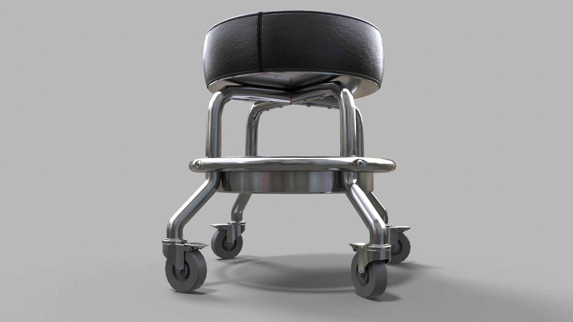 3D Model 1 Mechanic Stool - TurboSquid 2039297