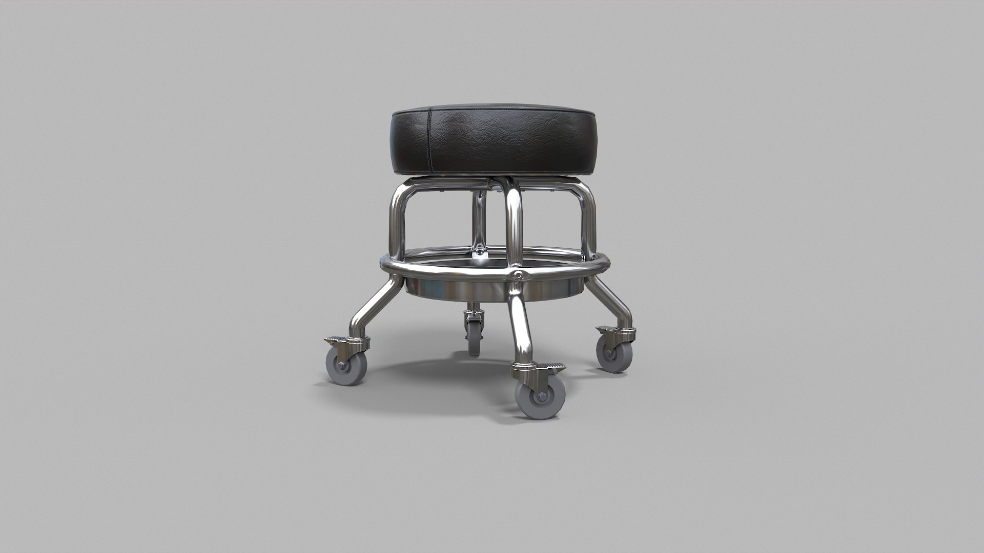 3D Model 1 Mechanic Stool - TurboSquid 2039297