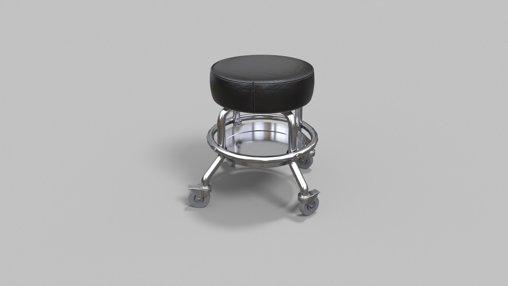 3D Model 1 Mechanic Stool - TurboSquid 2039297