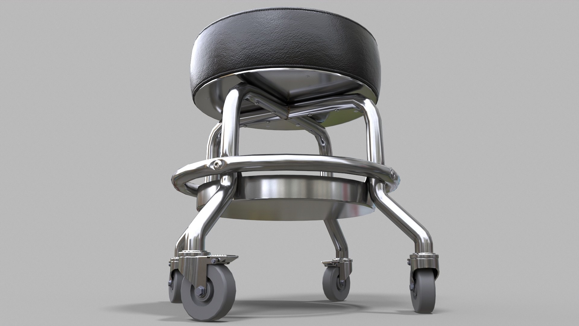 3D Model 1 Mechanic Stool - TurboSquid 2039297