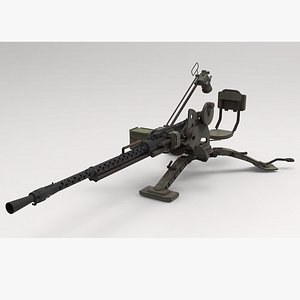 ZPU -1 Anti Aircraft Gun model