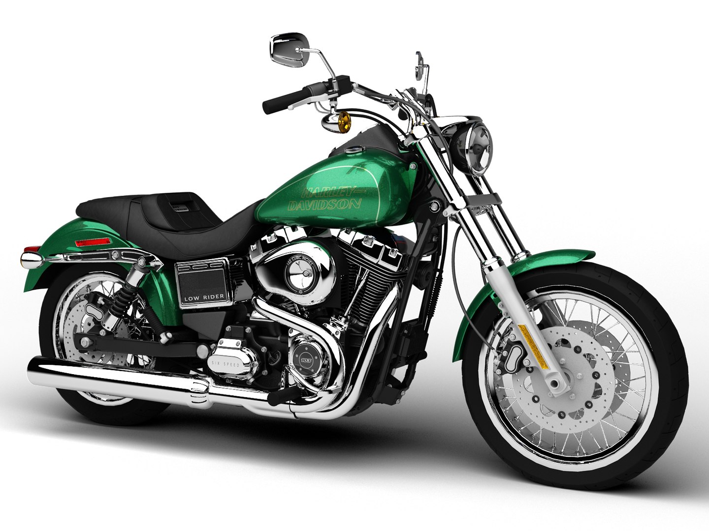 Mexican Lowrider Harley Davidson Motorcycle