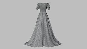 3D Dress 50 Yankees Blue With Design model