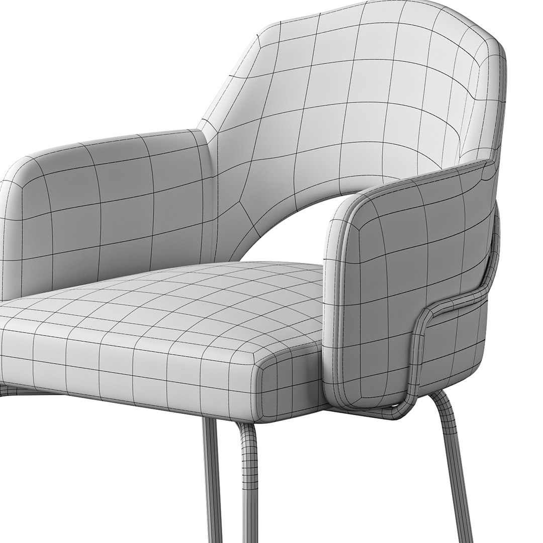 Vita Bridge Chair By Collinet Model - TurboSquid 1939108