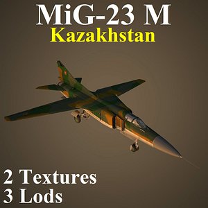 3D mikoyan kaz fighter