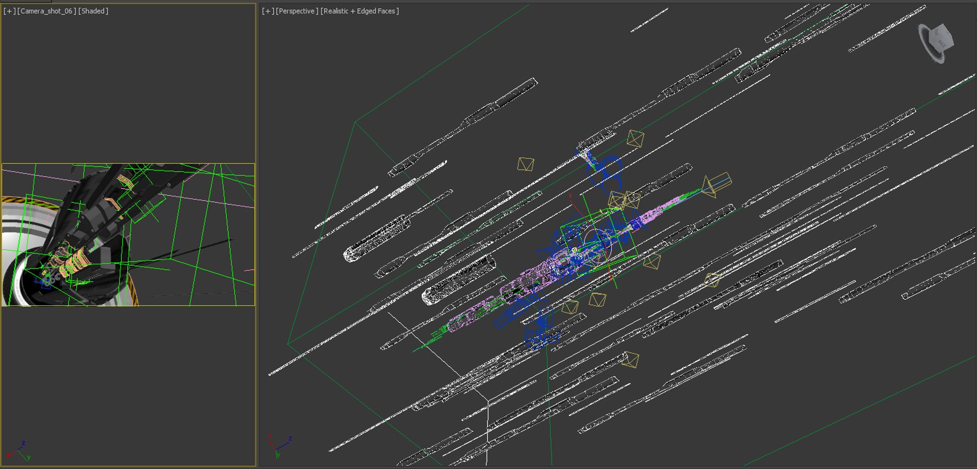 3d Core Mechanical Animation Model