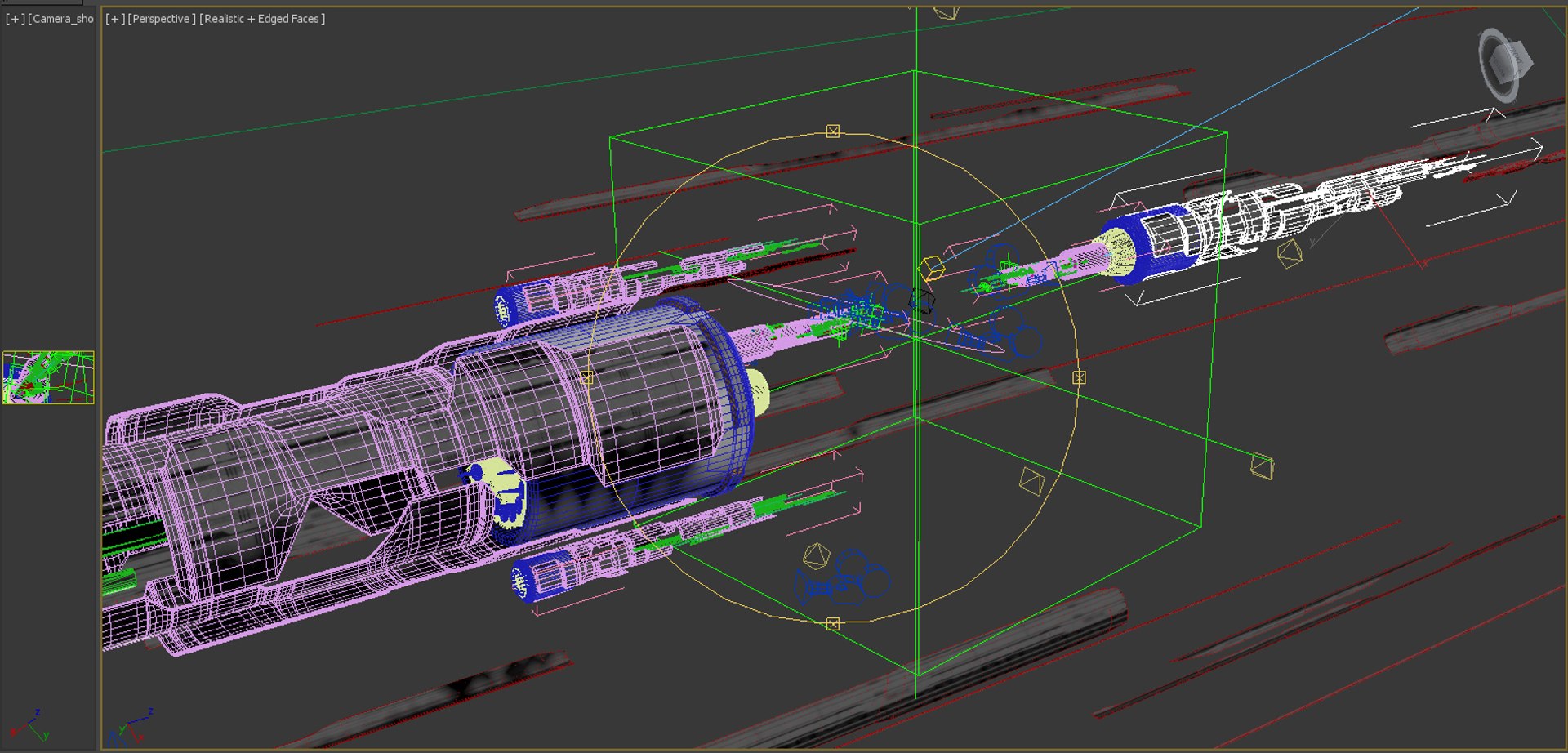 3d Core Mechanical Animation Model