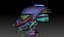 Model do druku 3D z serii Jetroid Robothelmets Sci Fi