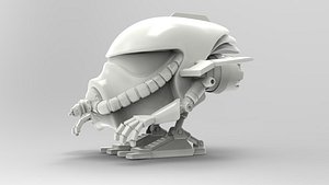 3D Jetroid Robothelmets Series Sci Fi 3D print model model