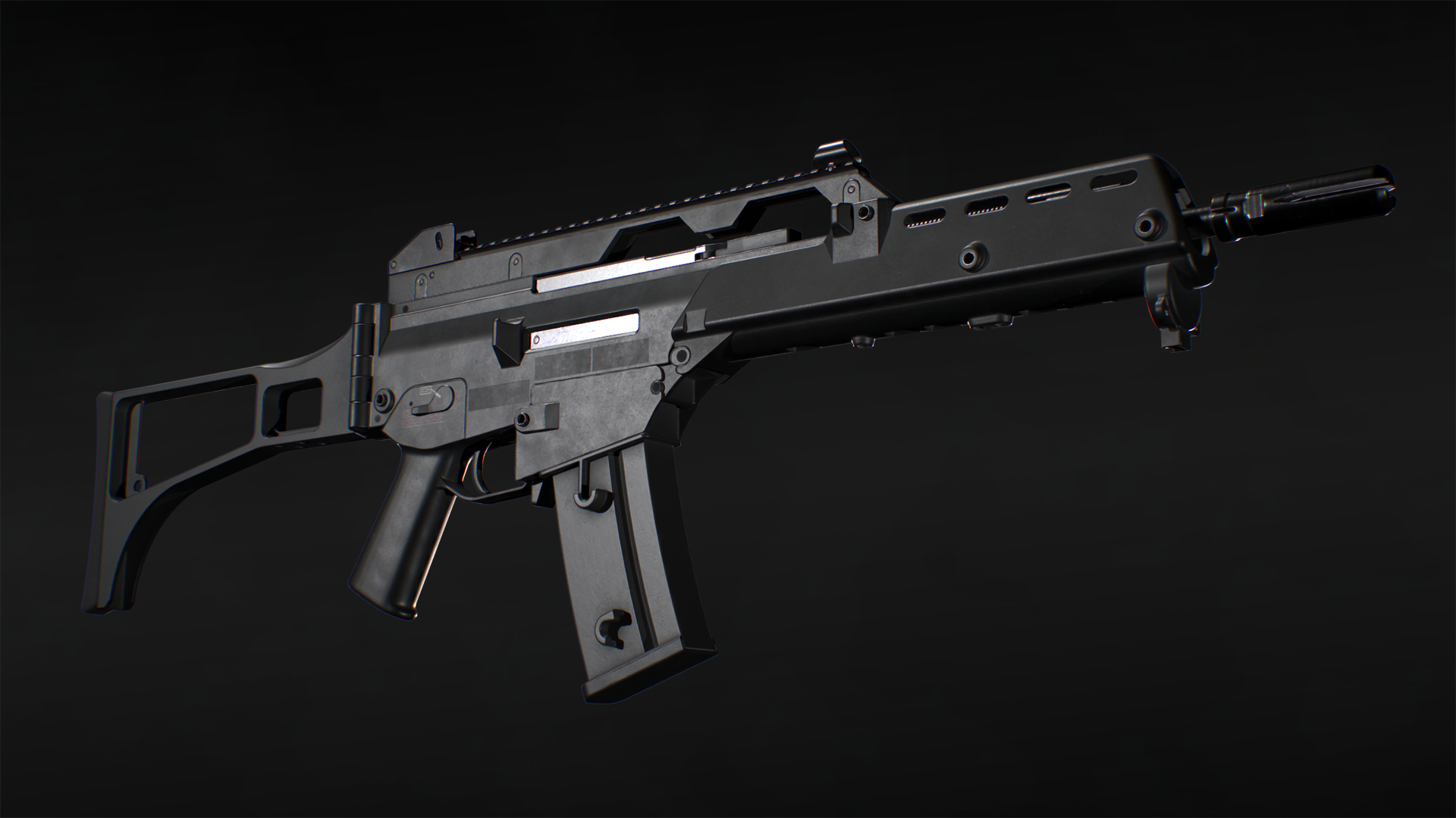 3D g36 g36k model - TurboSquid 1710164