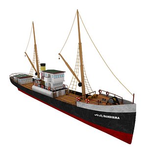 bandirma ferry ship 3D