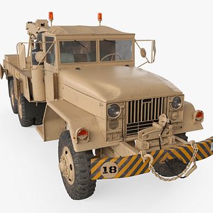 Heavy Wrecker Crane Beige Used Simplified