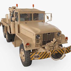 Heavy Wrecker Crane Beige Used Simplified