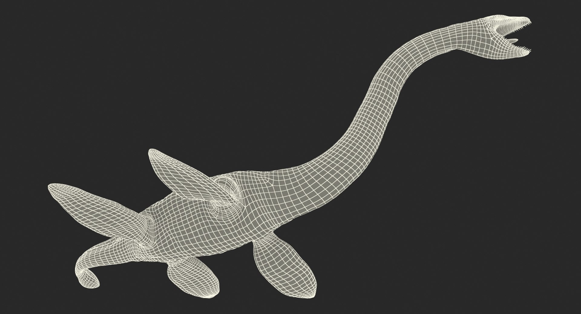 3ds plesiosauria dinosaur attacks pose
