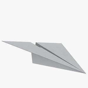 paper plane 1 3D model