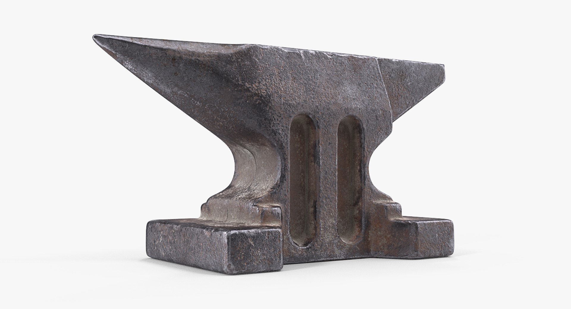 3D Old Used Anvil - TurboSquid 1297485
