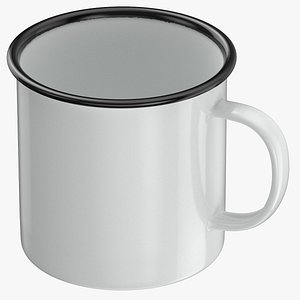 Enamel Mug Type 01 Size 01 Basic Poses Blank and Generic
