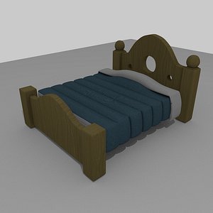 bedroom bed 3D model