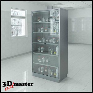 Preparation Cabinet With Hinged Doors