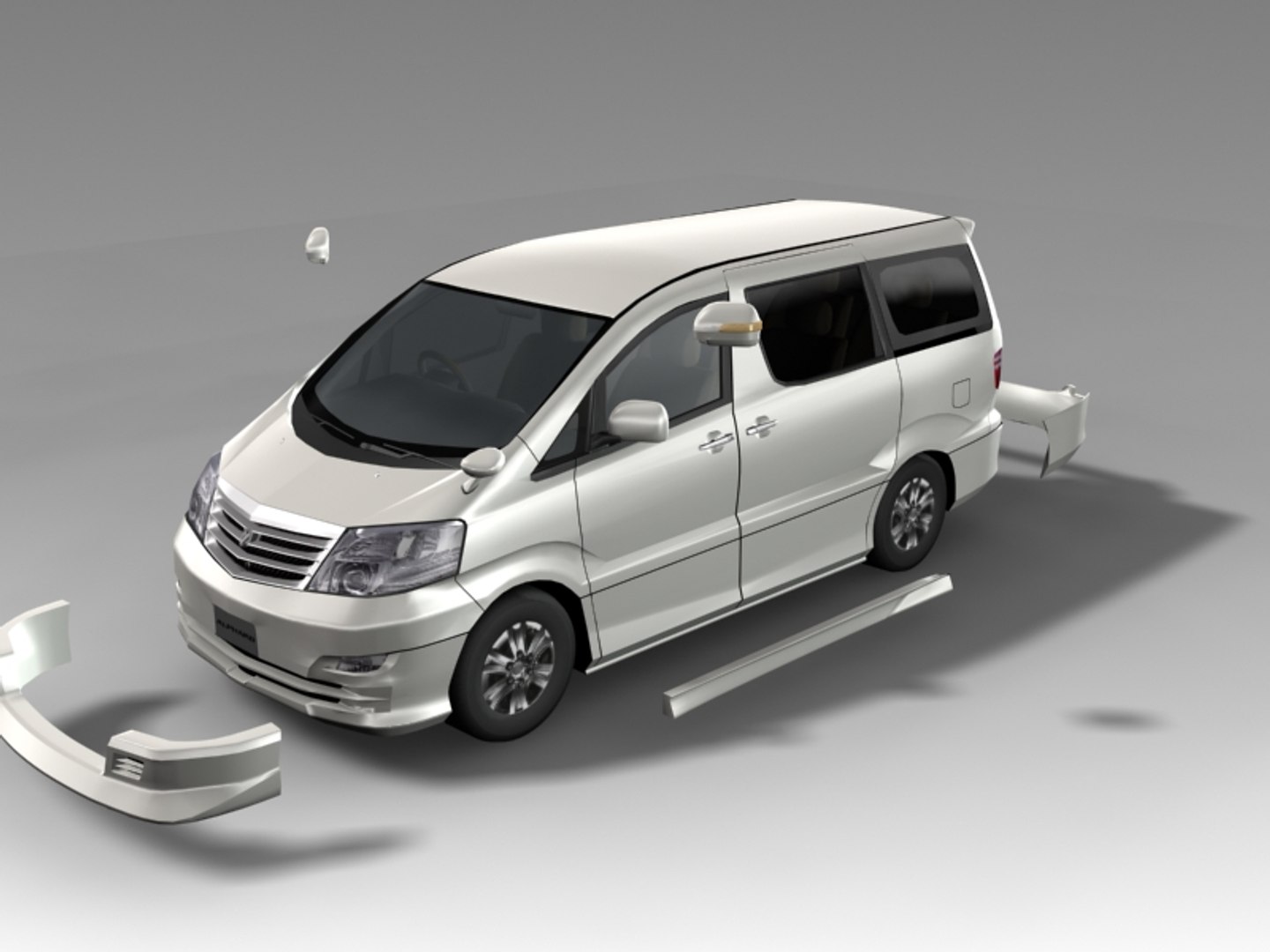 Toyota Alphard G 3d Max