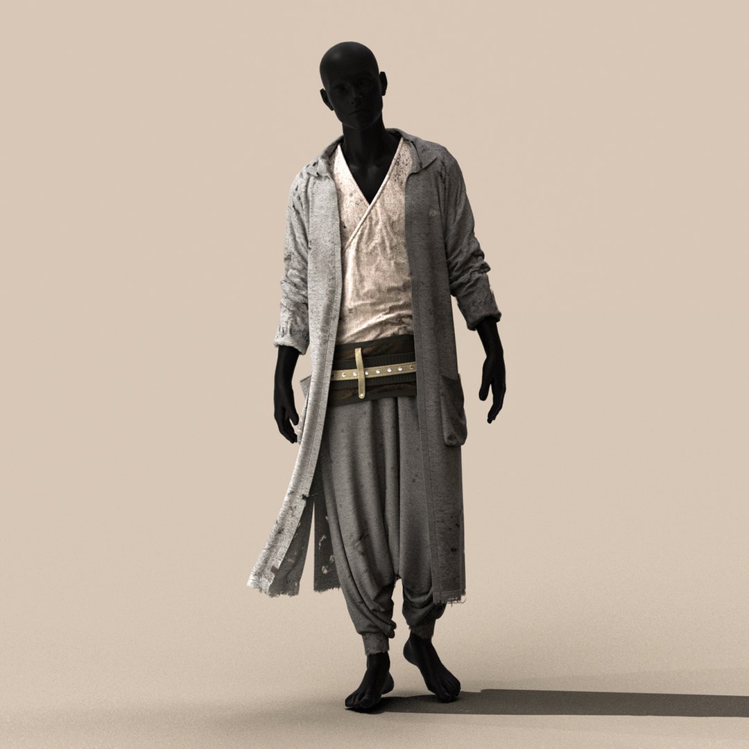 Traditional chinese ancient costume 3d turbosquid 2099729