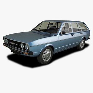 3D Audi 80 B1 Variant