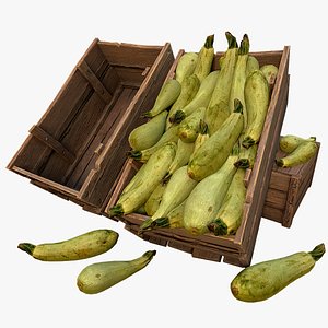 Crate Marrows Box Stand 3D model