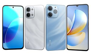 Vivo Y500i White And Realme P4 Lite Sea Blue
