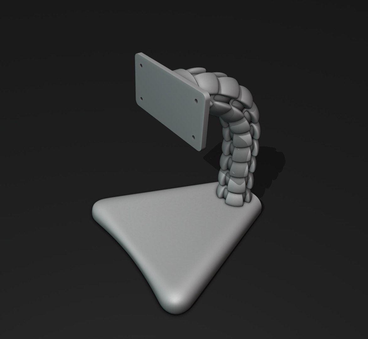 Monitor Stand Mount 4 Model - TurboSquid 2085826