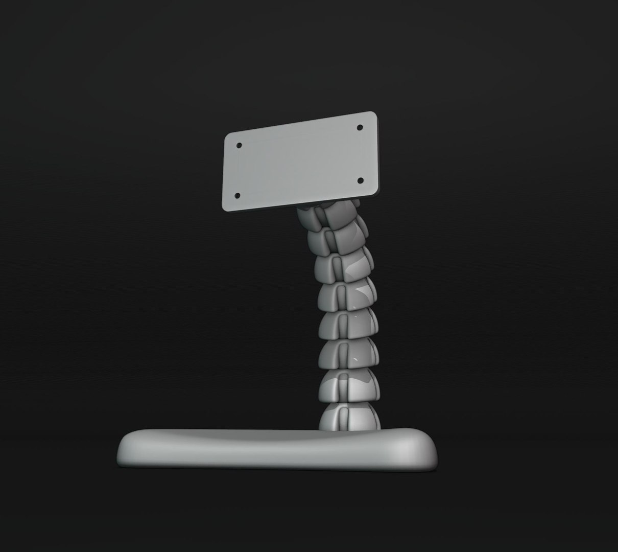 Monitor Stand Mount 4 Model - TurboSquid 2085826